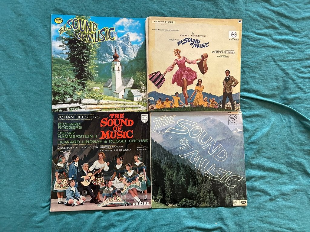 4 LP's The Sound of Music (ook per stuk te koop), LP, Gebruikt, Tv-soundtrack, Ophalen of Verzenden