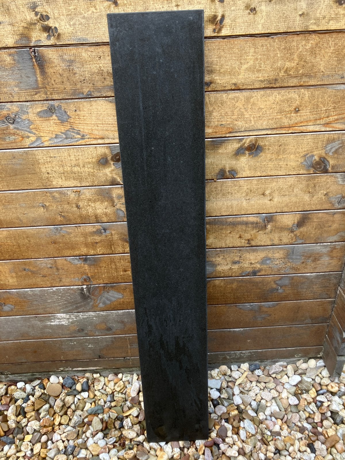 Belgisch hardsteen donker gezoet 120x20x2 cm, Tuin en Terras, Ophalen, Gebruikt, Natuursteen, Overige typen