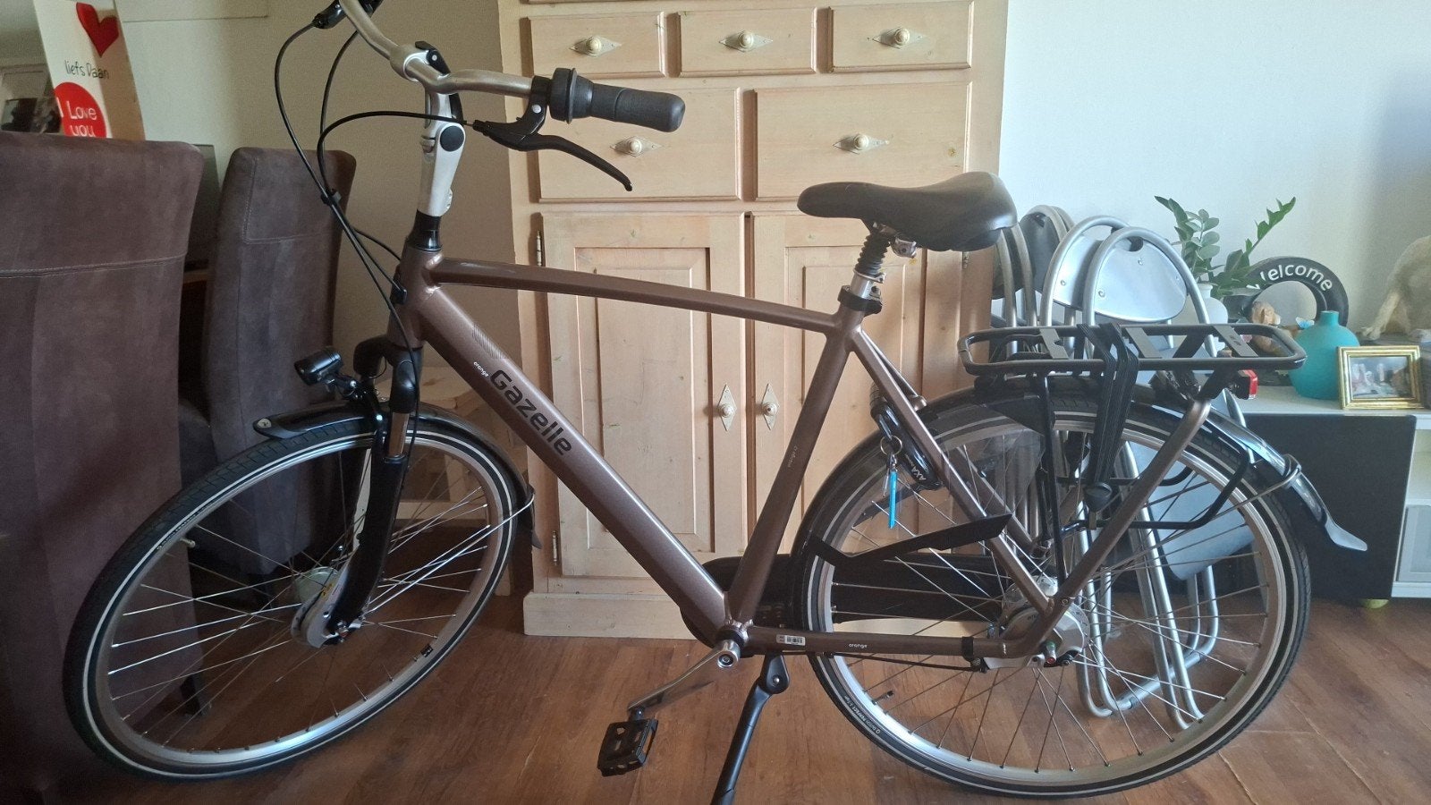 Gazelle C7 Herenfiets - Comfortabel en Betrouwbaar maat 57., Fietsen en Brommers, Fietsen | Heren | Herenfietsen, Ophalen, Versnellingen