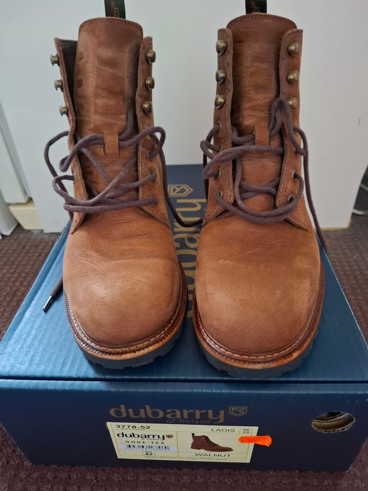 Dubarry gore-tex schoenen mt 42, type Walnut, Ophalen of Verzenden, Zo goed als nieuw