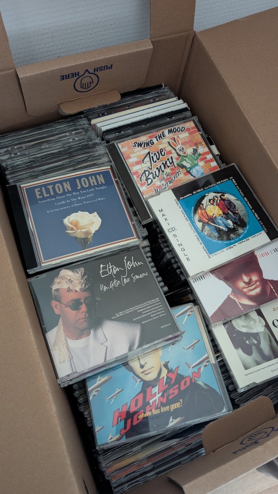 Grote partij cd's — pop, rock, disco, + verzameling, Cd's en Dvd's, Ophalen