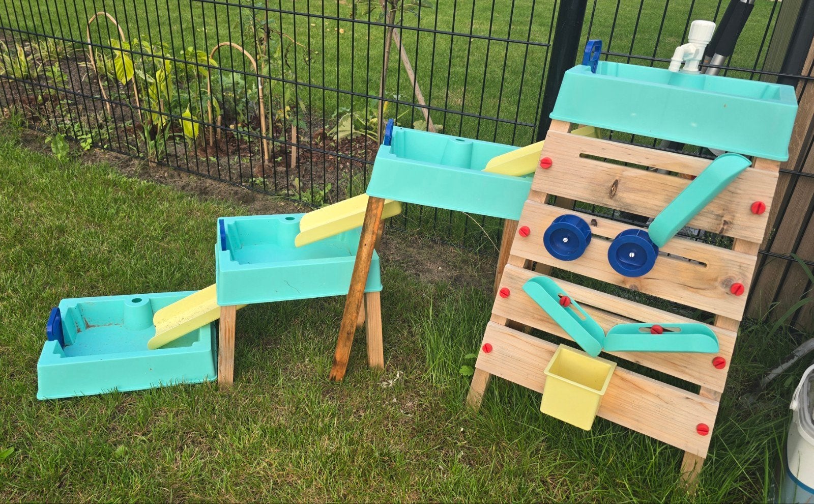 Waterbaan en zandtafel voor kinderen, Ophalen, Gebruikt