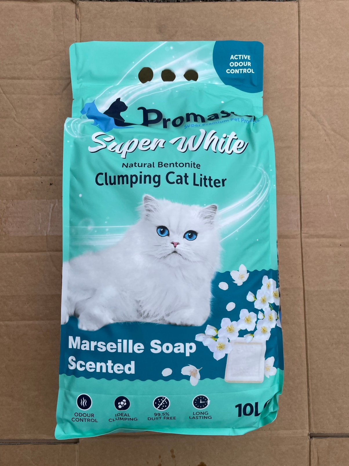 Kattenbak zand bentonite, Ophalen