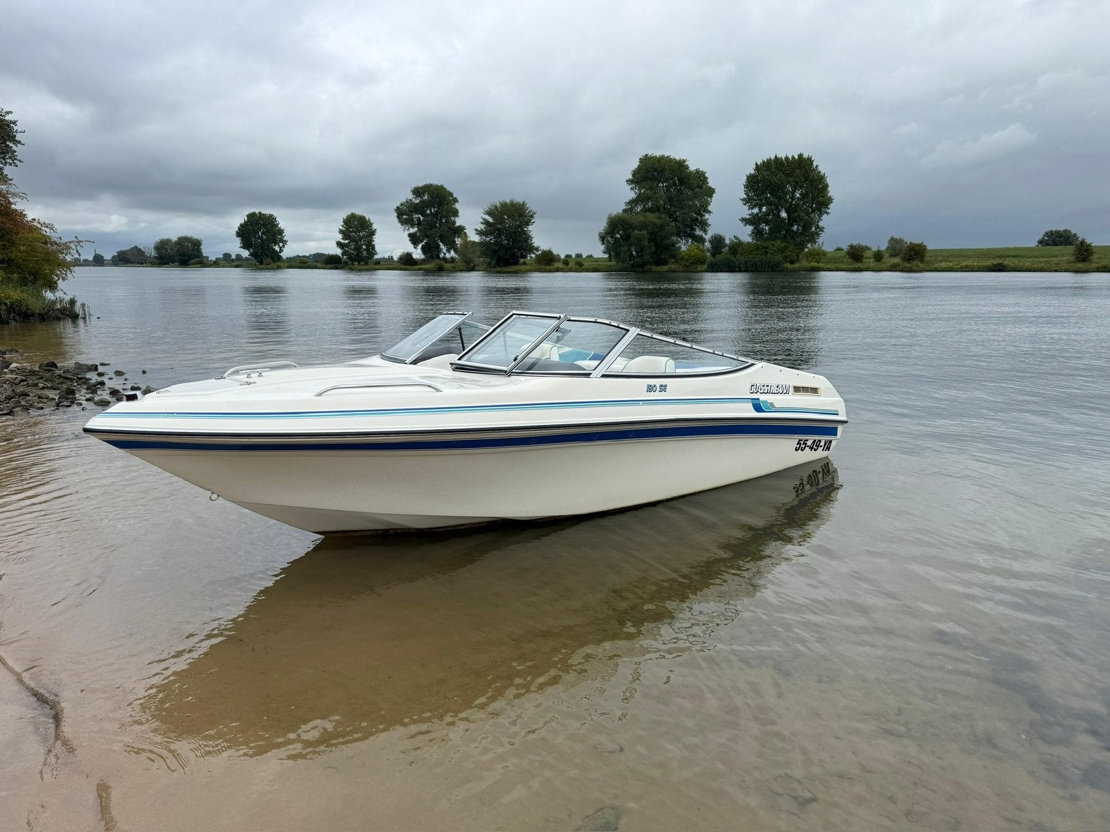 Glasstream 180SE 3.0 Yamaha met trailer, Watersport en Boten, Speedboten, Ophalen, Binnenboordmotor, 120 tot 200 pk, Zo goed als nieuw