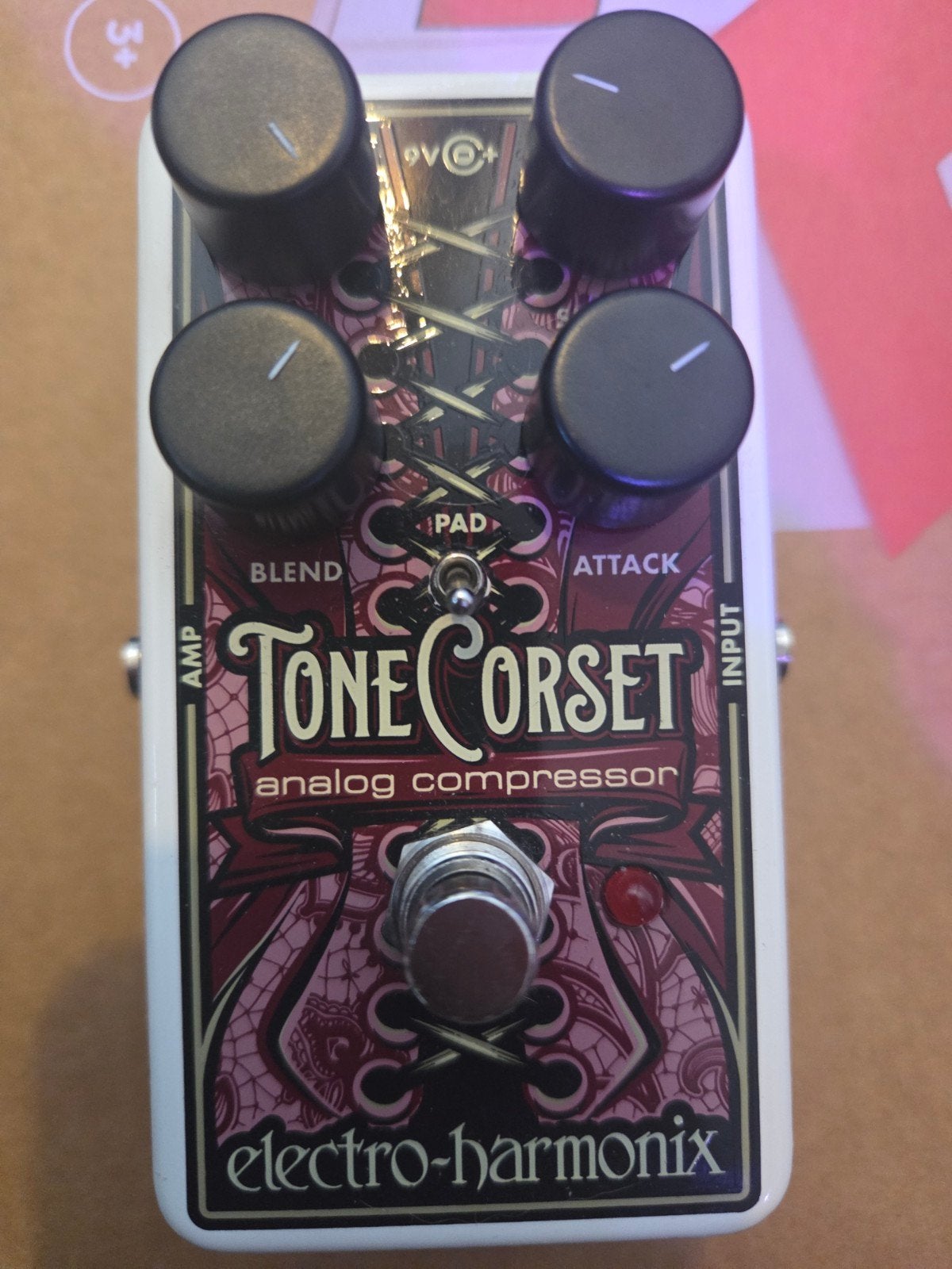 Electro-Harmonix Tone Corset Analog Compressor Pedaal, Muziek en Instrumenten, Ophalen of Verzenden, Zo goed als nieuw, Compressor
