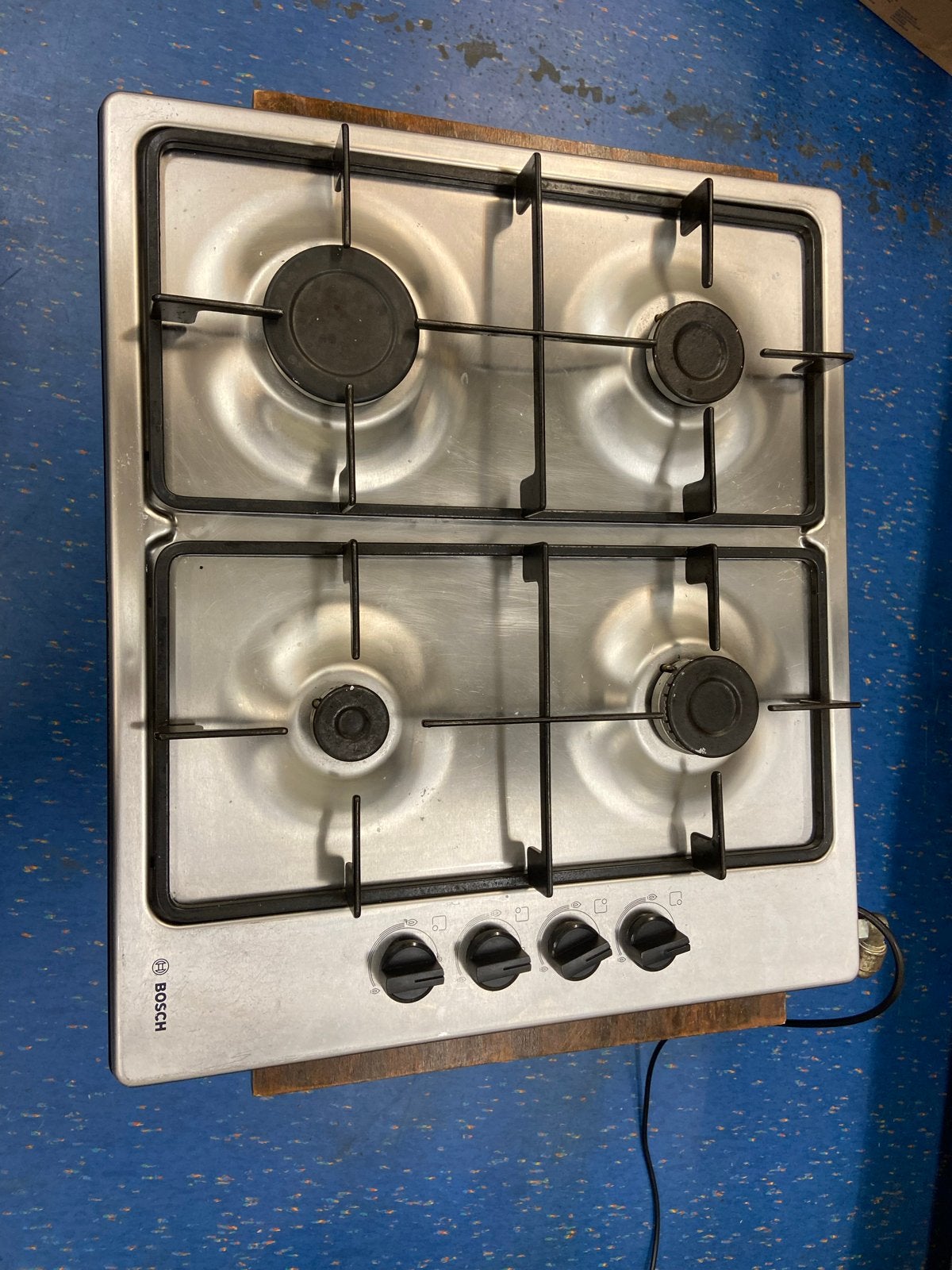 Bosch 4-pits gasfornuis, Ophalen, Gebruikt, 4 kookzones, Gas