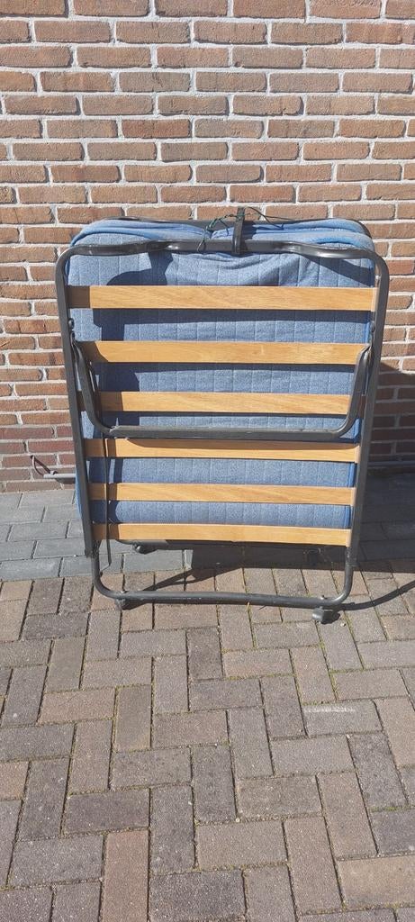 Opklapbed t.e.a.b., Ophalen, Eenpersoons, 190 cm of minder, Zo goed als nieuw