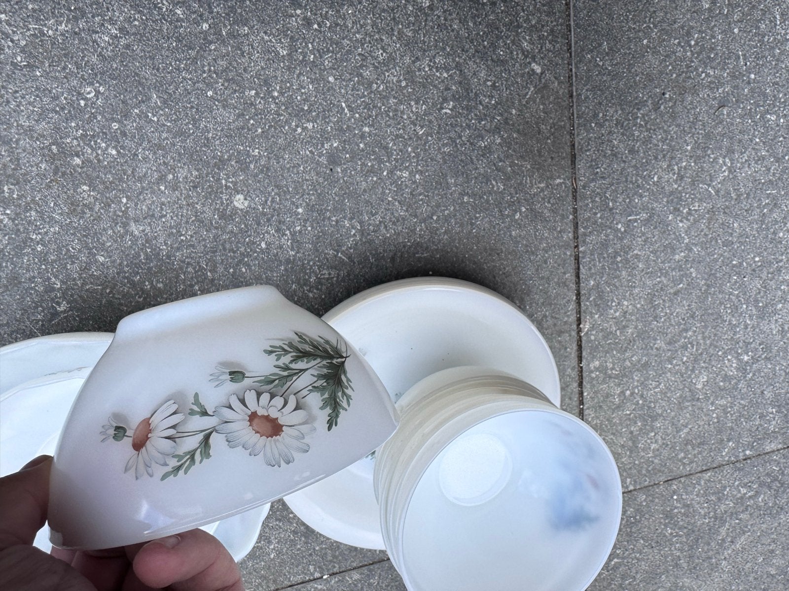 Vintage Arcopal France Margriet Servies - 12-delig, Ophalen