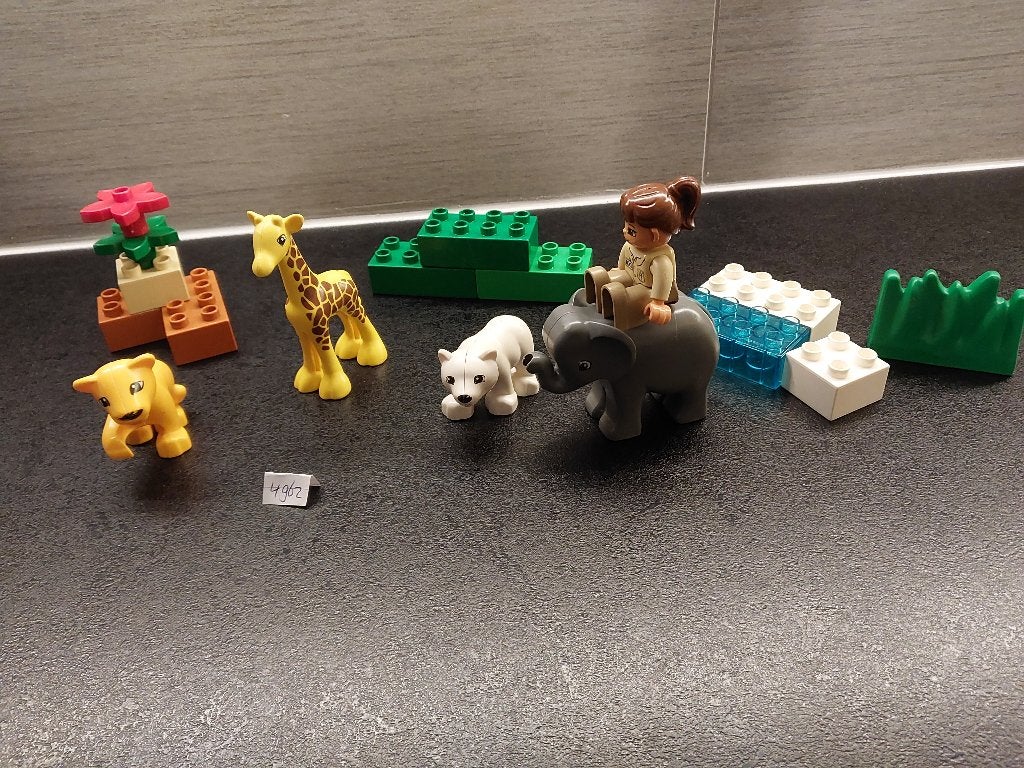 Duplo 4962 Dierentuin, Gebruikt, Overige thema's, Compleet, Ophalen of Verzenden