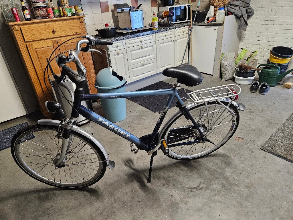 Herenfiets, Gebruikt, Velgrem, Versnellingen, 53 tot 57 cm