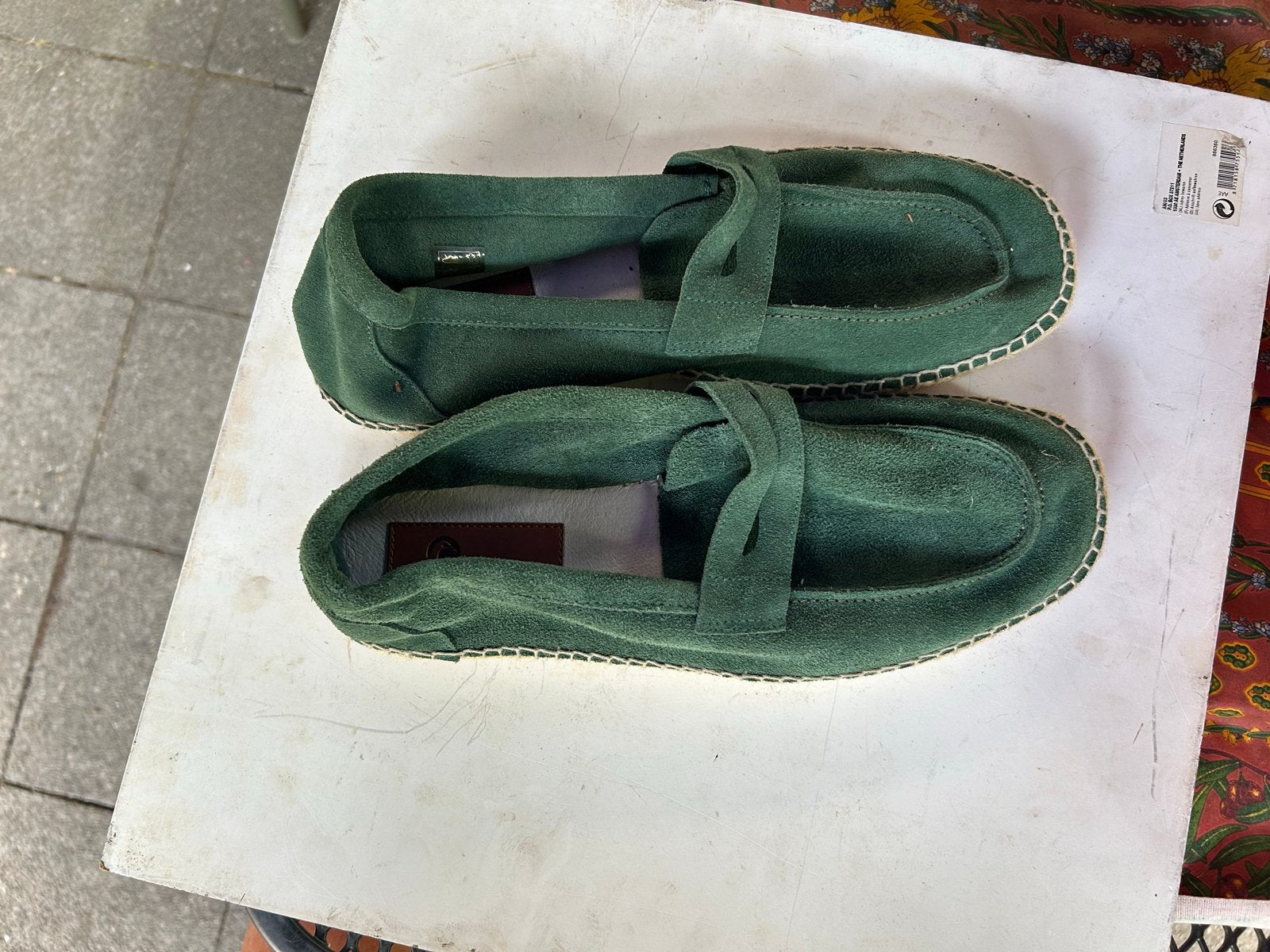Goosecraft suède espadrilles - Maat 43, Ophalen of Verzenden, Nieuw, Groen, Espadrilles of Moccasins