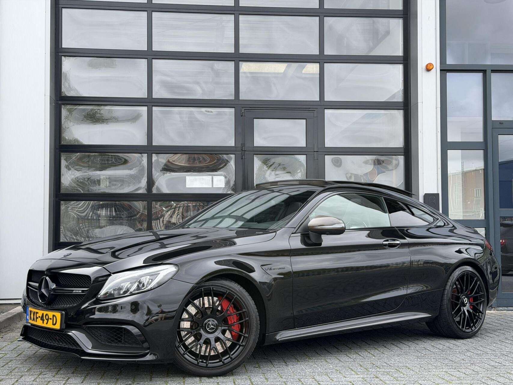Mercedes C-klasse Coupé AMG 63 S V8 510PK+ / SCHAAL / CARBO, Auto's, Automaat, Achterwielaandrijving, Gebruikt, 4 stoelen
