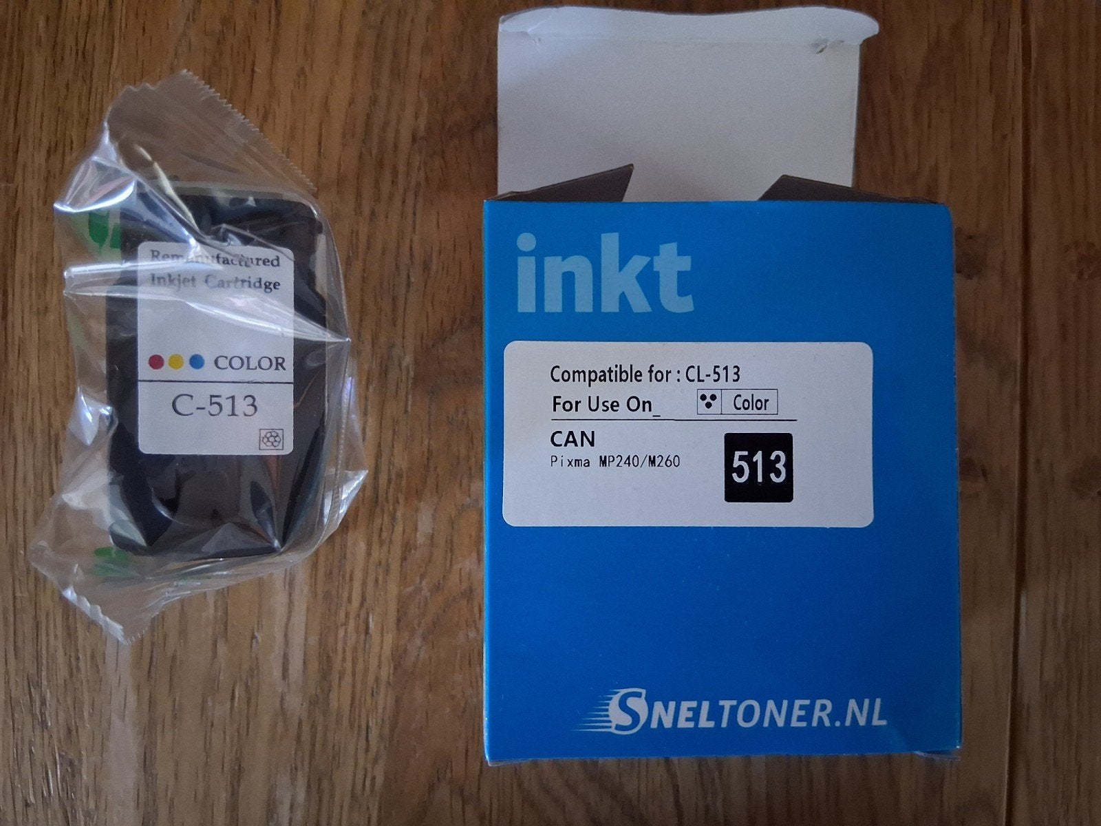 Inktcartridge C-513 Kleur - Compatibel met Canon CL-513, Ophalen, Nieuw, Cartridge, Canon Pixma