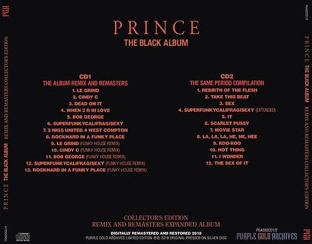 Prince - The Black Album Expanded 2CD Collector´s Edition, Bonusmateriaal, Nieuw in verpakking, Album, Verzenden