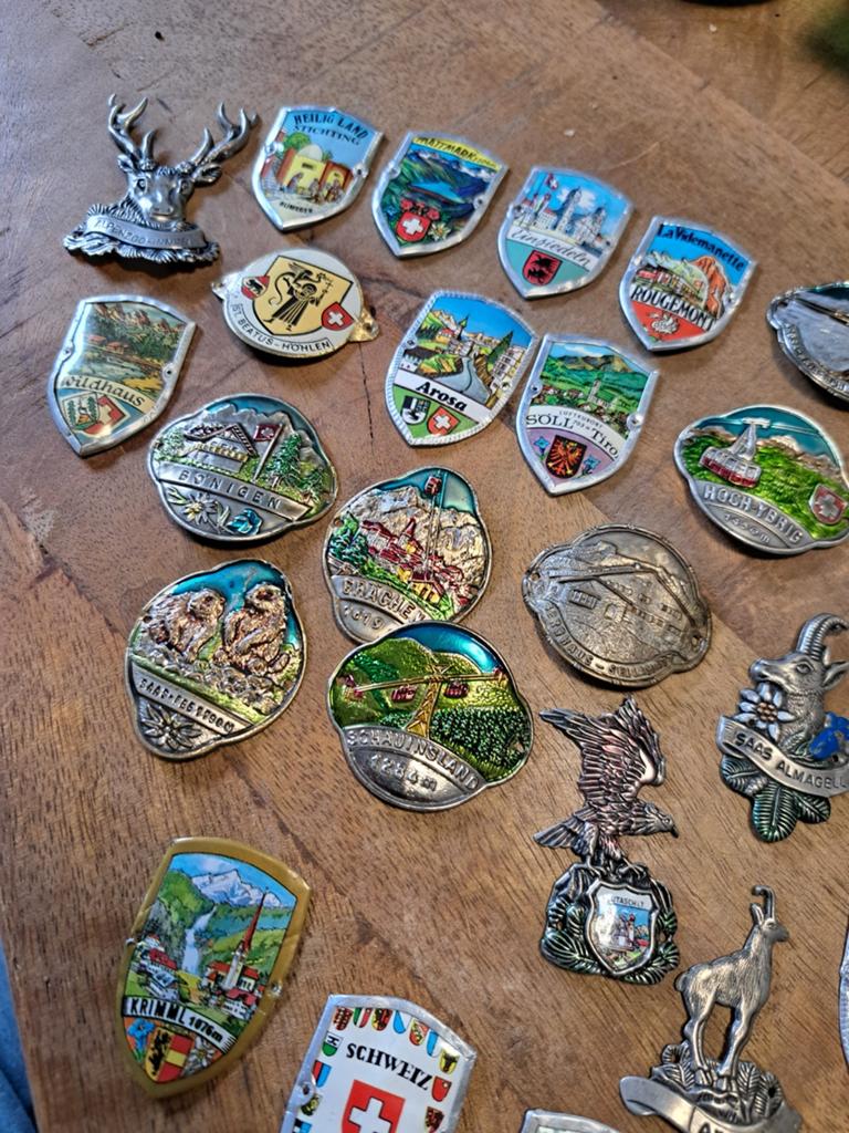 Wandelstok plaatjes 31 x, Ophalen of Verzenden
