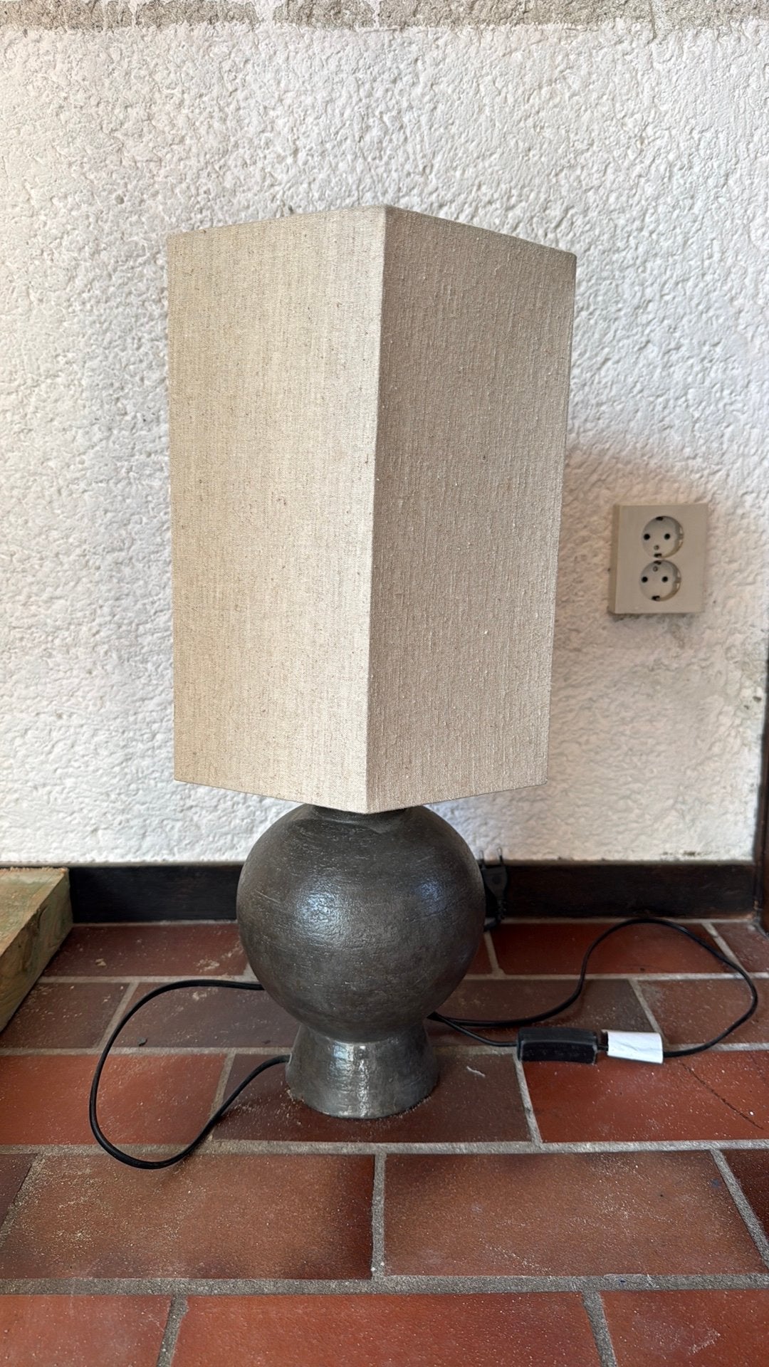 Casa gitane tafel lamp, 57 cm, Gebruikt, E27 (groot), Modern
