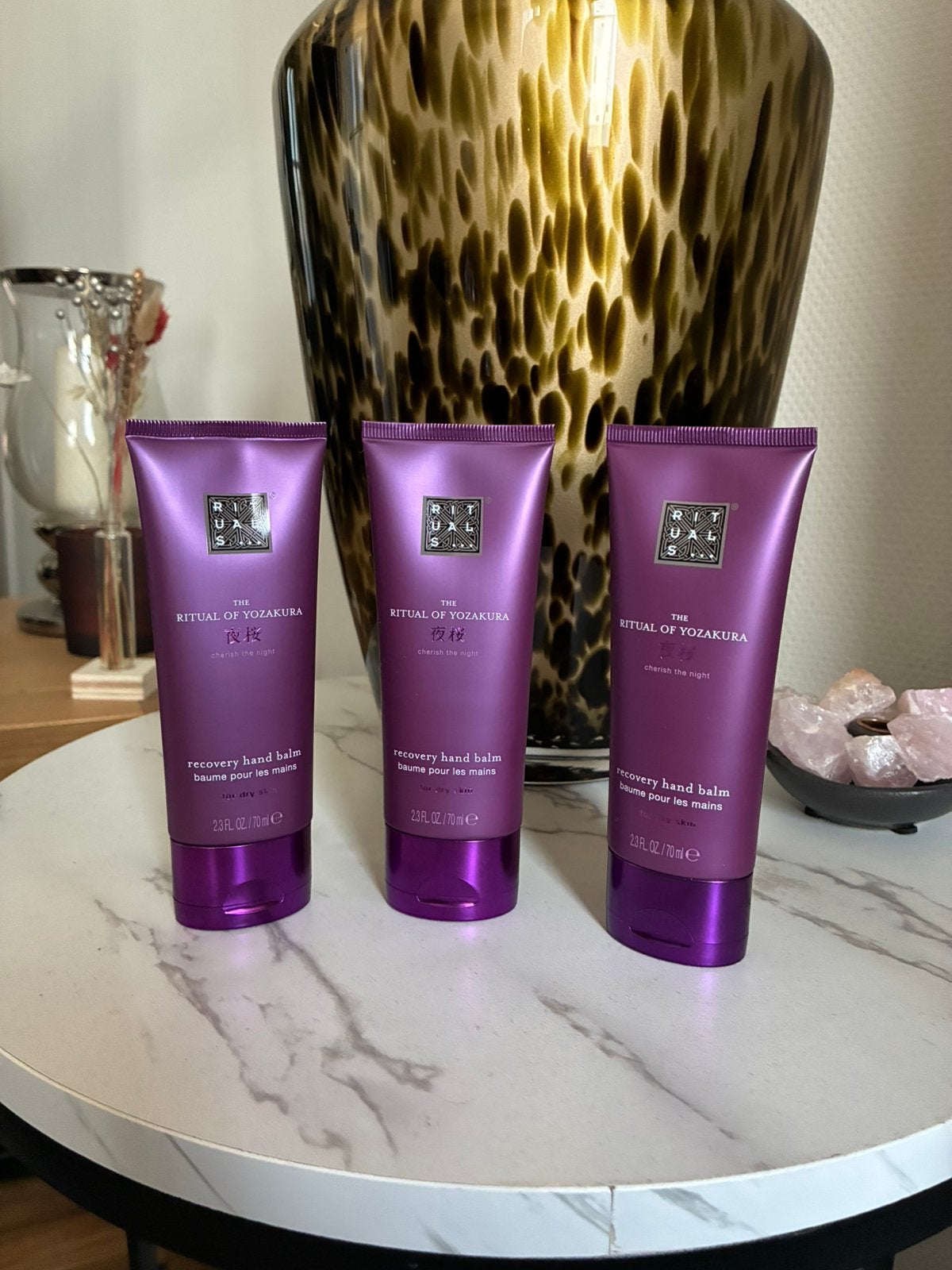 Nieuw rituals yozakura handblam 70 ml 3 stuks hand balm, Ophalen of Verzenden, Nieuw, Bodylotion, Crème of Olie