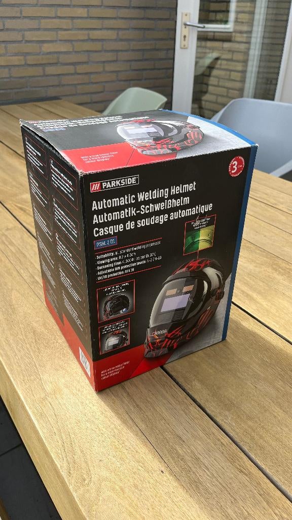 Parkside automatische lashelm PSHL 2 D1, Ophalen of Verzenden, Gebruikt