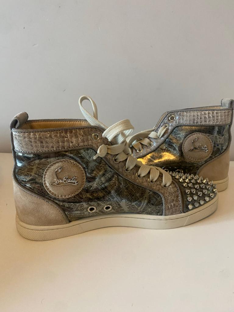 Louboutin Dames Sneakers Origineel - Limited Edition Paris, Ophalen of Verzenden, Zo goed als nieuw, Overige kleuren, Sneakers of Gympen