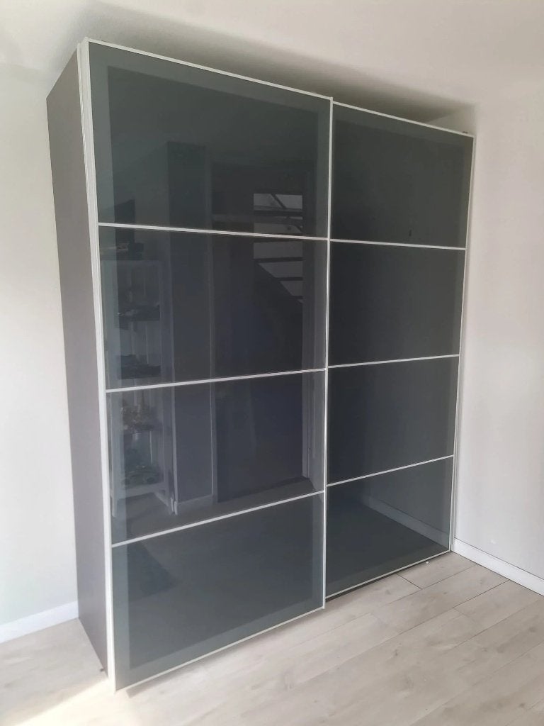 Ikea pax kledingkast 200x236. Glas deur. Leveren en monteren, Huis en Inrichting, 200 cm of meer, Ikea, Met klep(pen), 50 tot 75 cm