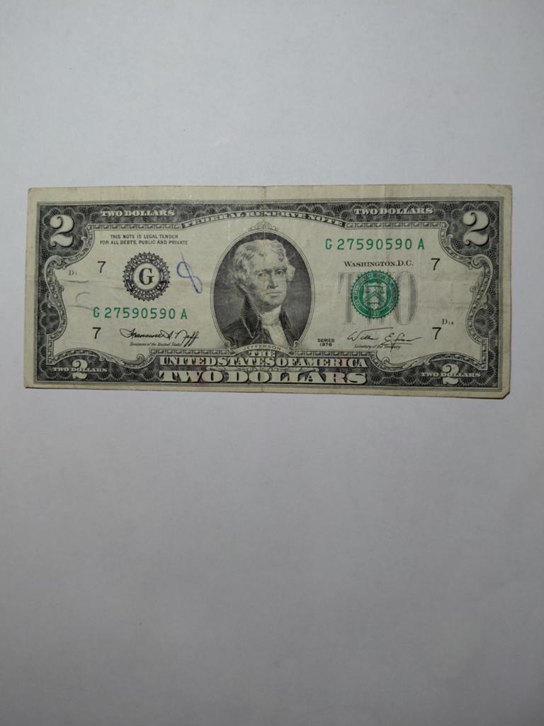 Amerikaanse 2 dollars 1976, Ophalen of Verzenden, Noord-Amerika