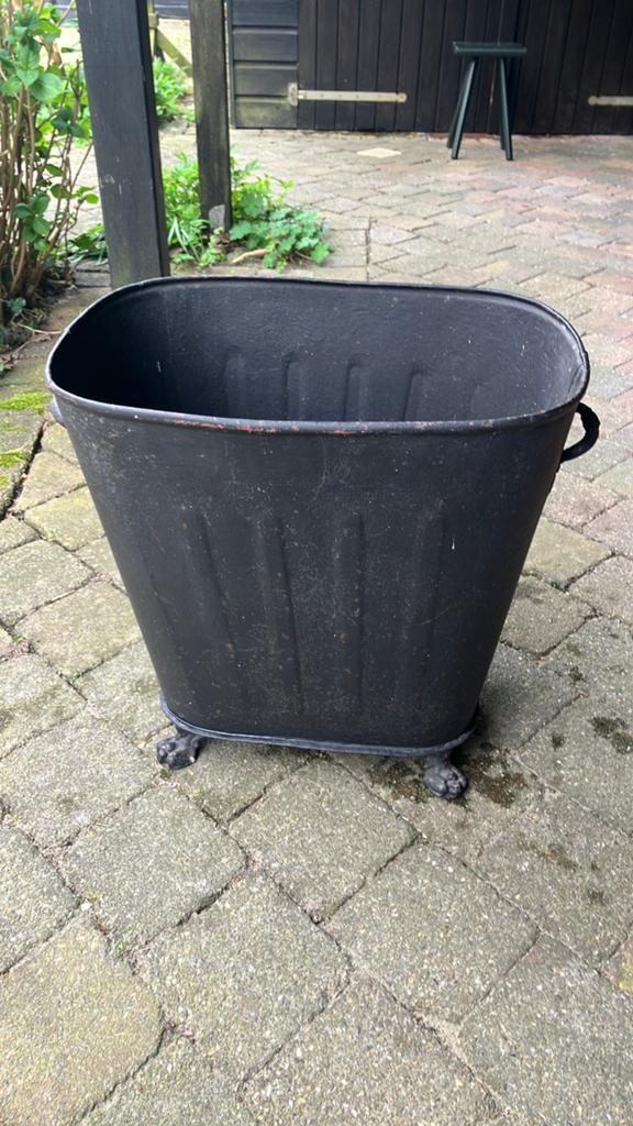 Oude zinken bak, Ophalen of Verzenden, Zo goed als nieuw, Hout