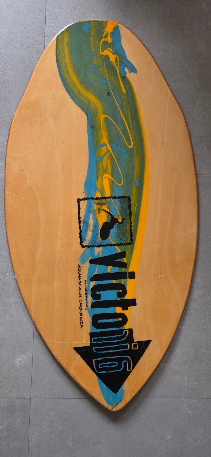 Vintage Victoria Skimboard - Uniek Design, Ophalen, Gebruikt, Overige typen