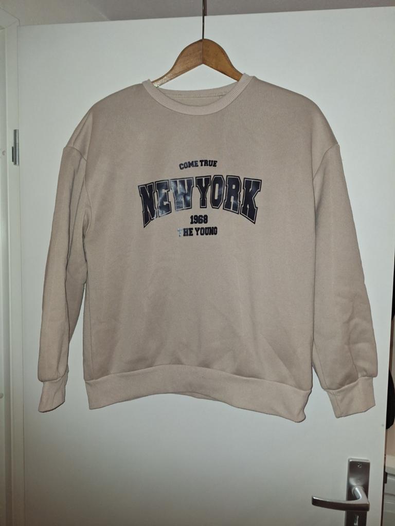 Lichtbruin sweatshirt Shein maat M, Kleding | Dames, Truien en Vesten, Maat 38/40 (M), Bruin, Ophalen of Verzenden, Zo goed als nieuw