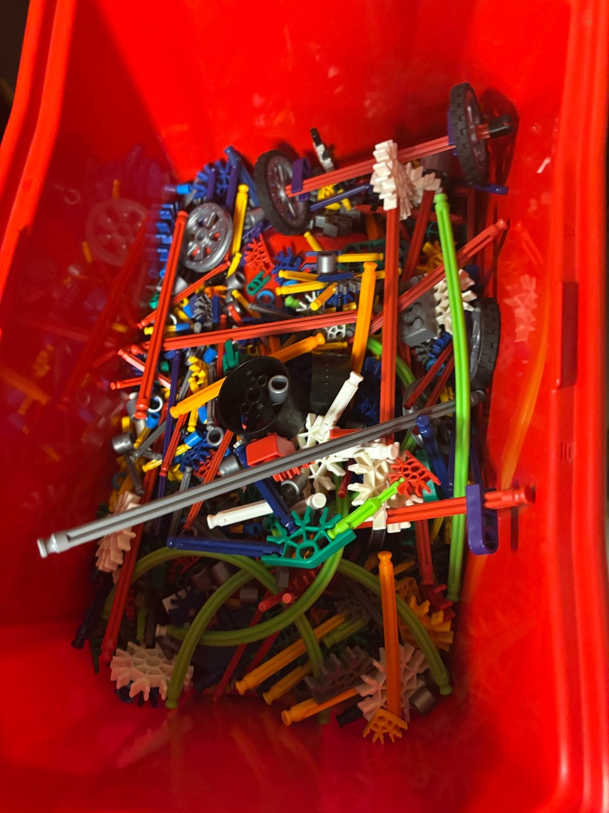 K'nex, Ophalen, Gebruikt, K'nex