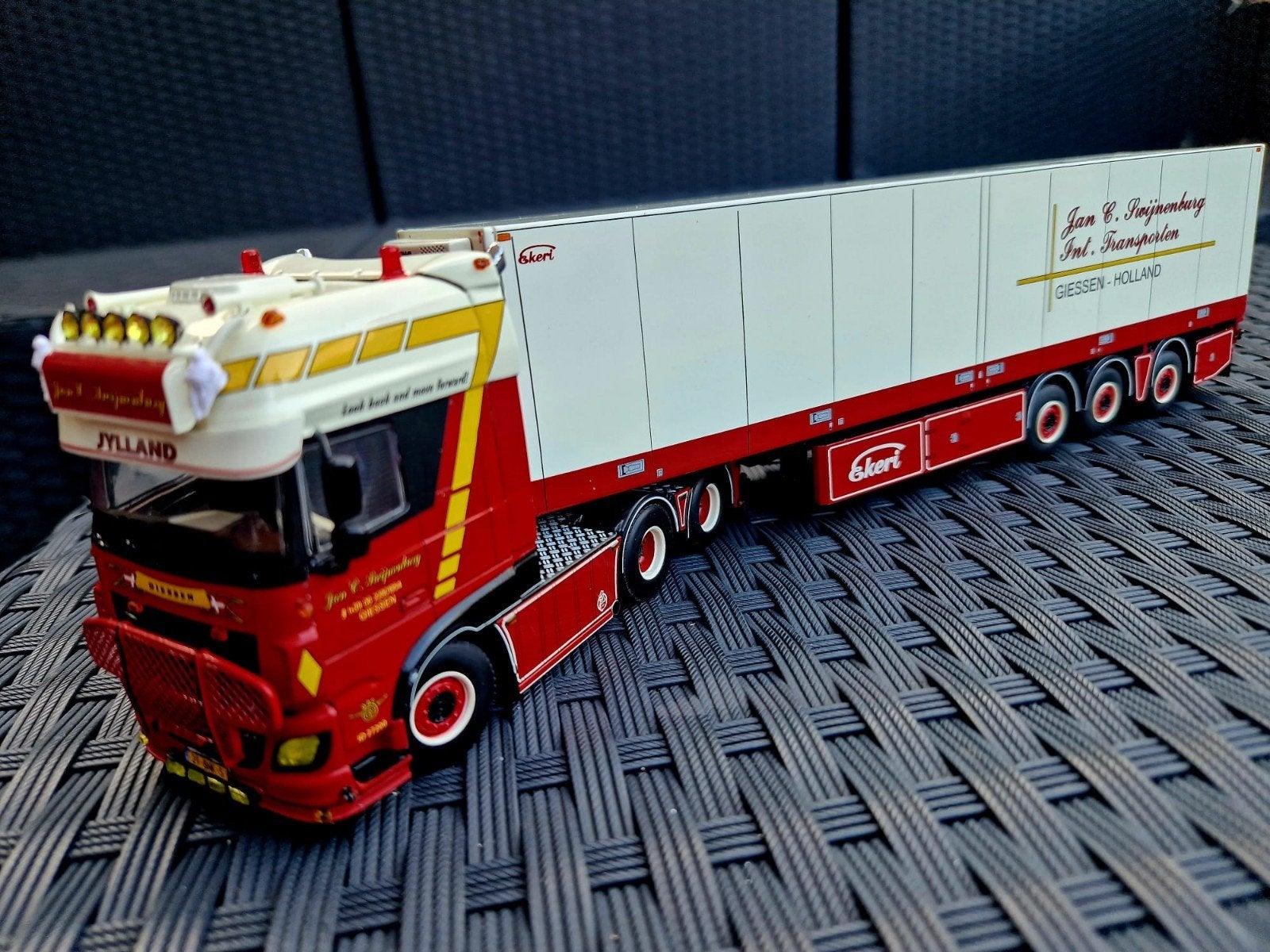 wsi daf jan c Swijnenburg, Hobby en Vrije tijd, Modelauto's | 1:50, Verzenden, Nieuw, Bus of Vrachtwagen, Wsi