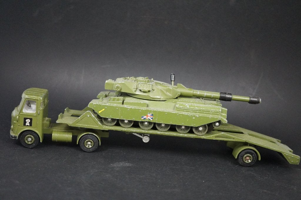 Dinky Toys AEC tank transport + tank - TOP vintage, Ophalen of Verzenden
