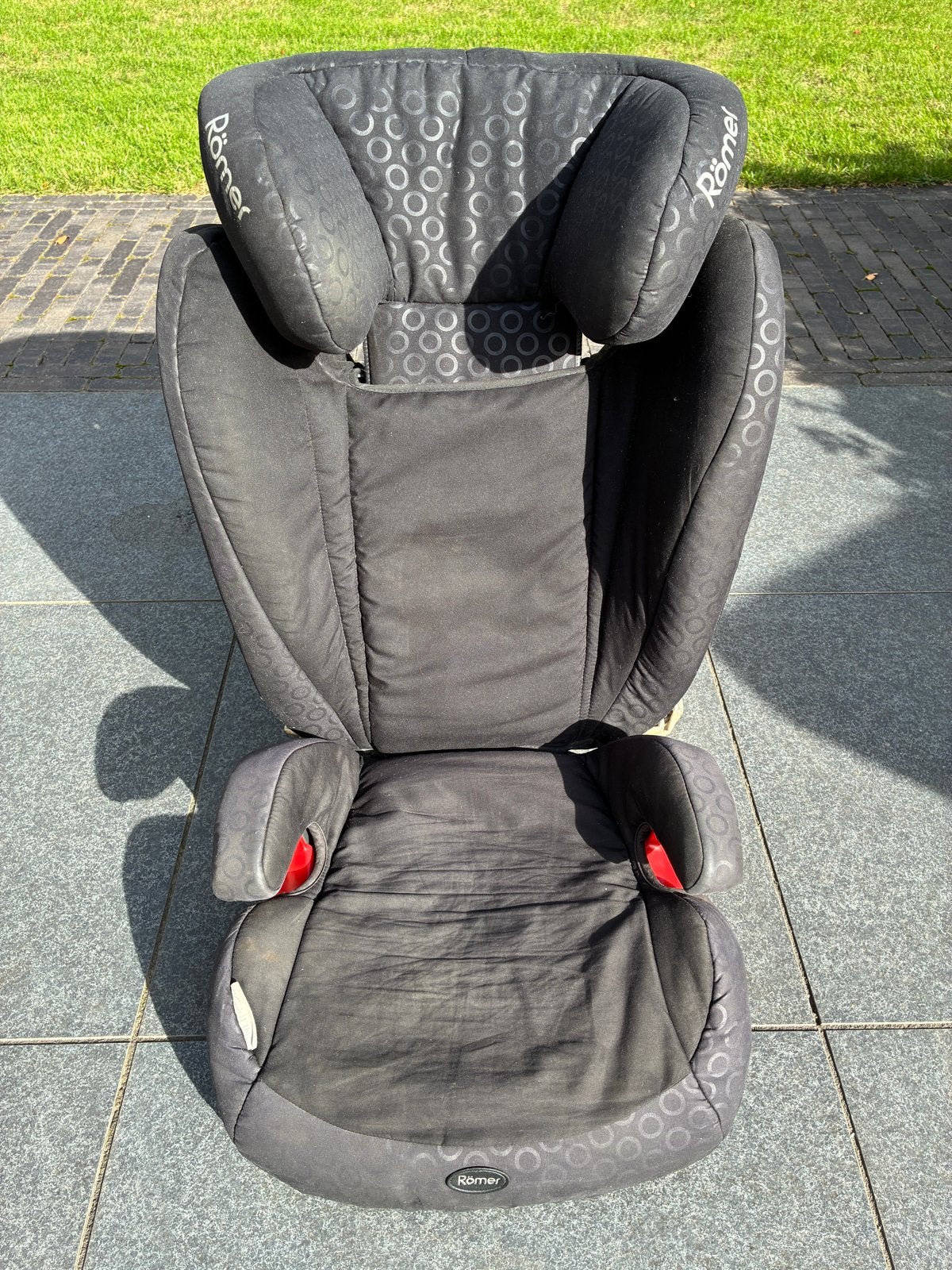 Britax Römer autostoel 15-36 kg, zwart/grijs, Ophalen, Romer, 15 t/m 36 kg, Verstelbare rugleuning