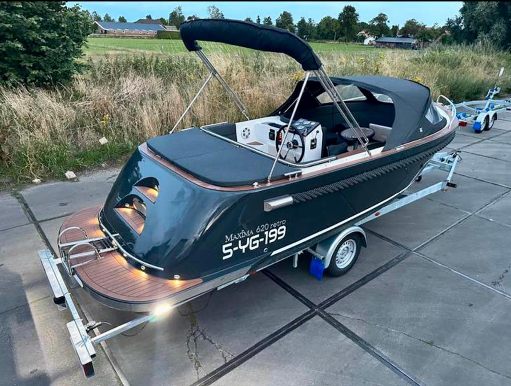 *** MAXIMA 620 retro ***. Full options, Watersport en Boten, 60 pk, 1.00 - 1.50 meter, 2 m, Maxima