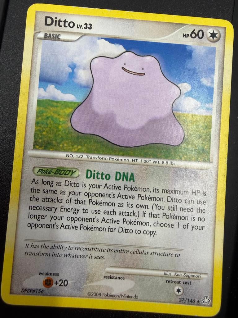 Pokémon Kaart: Ditto LV.33 (DPBP#156), Ophalen of Verzenden, Gebruikt, Losse kaart