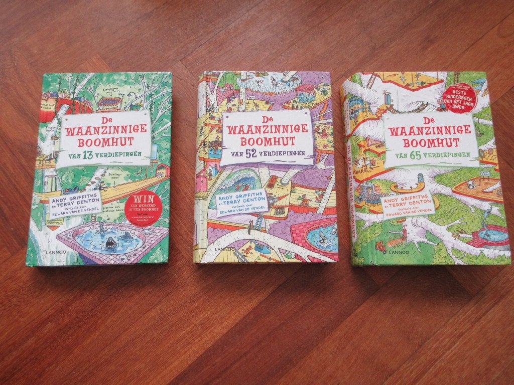 3 x boeken De Waanzinnige Boomhut ( 13, 52, 65) dyslexie, Ophalen of Verzenden, Gelezen, Fictie algemeen