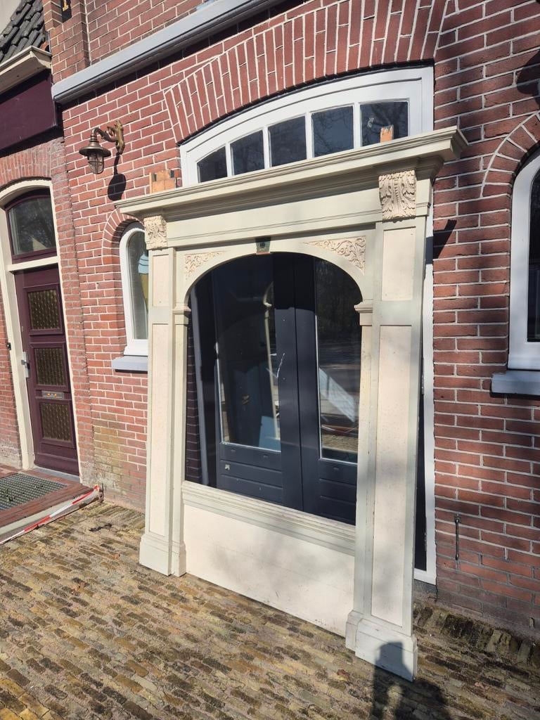 Monumentale  houten entree, Huis en Inrichting, Woonaccessoires | Zuilen en Pilaren, Ophalen of Verzenden, Gebruikt