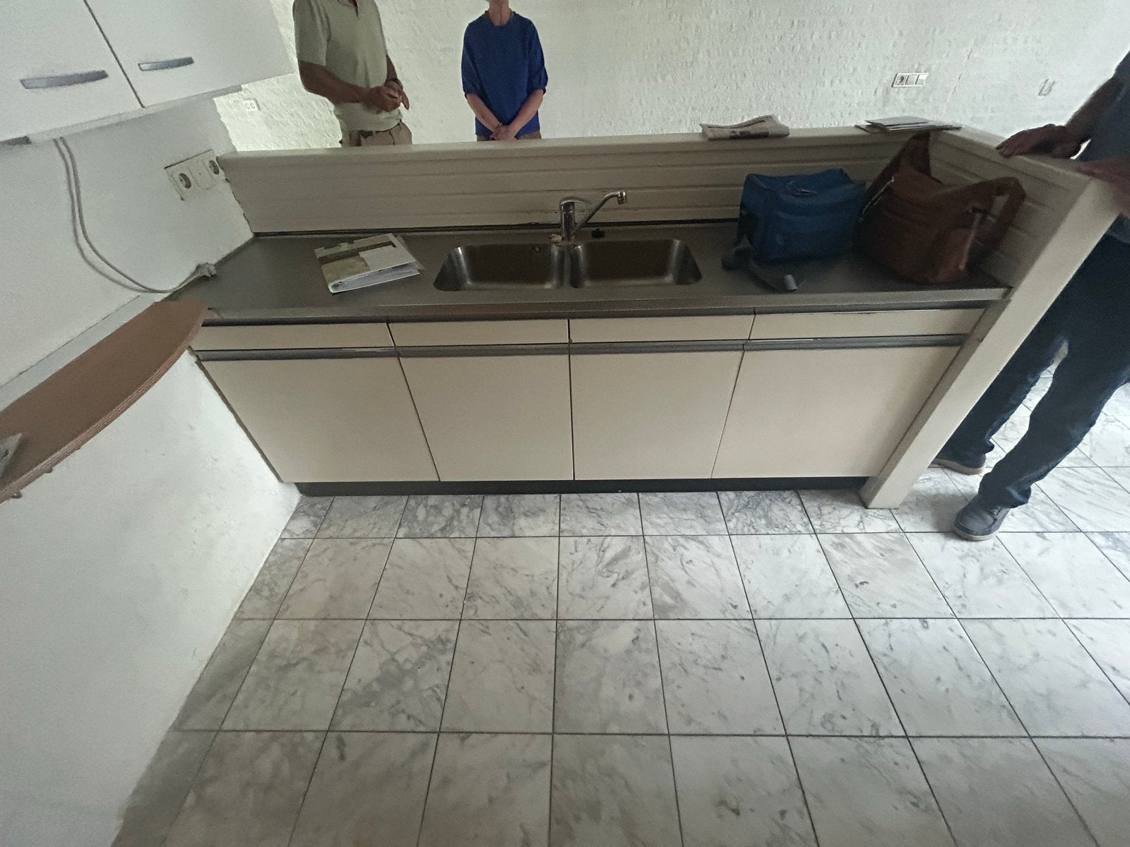 Retro 1976 Keukenblok - 2 Meter Breed, Huis en Inrichting, Ophalen, Gebruikt, Crème, 150 tot 200 cm