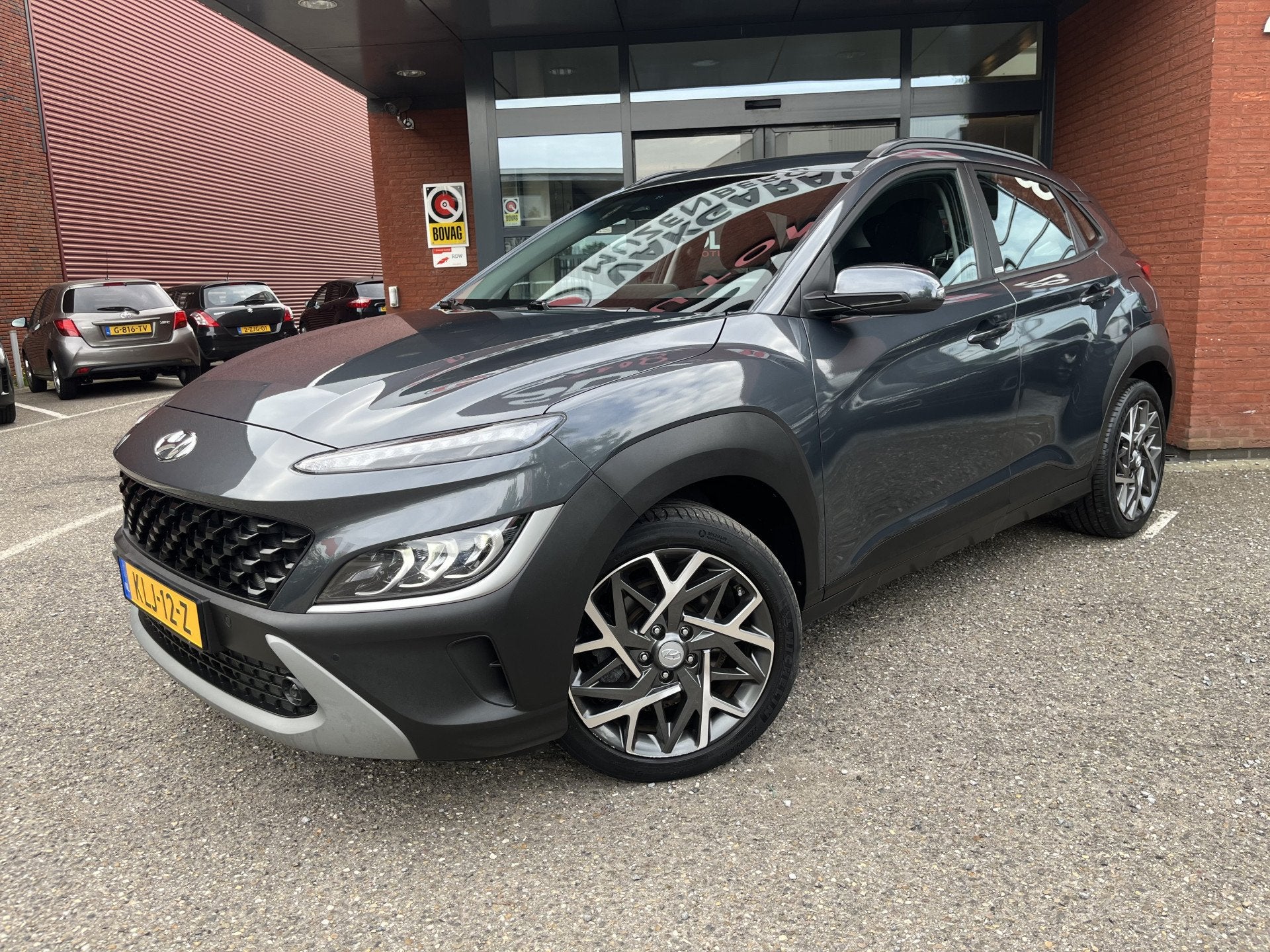 Hyundai Kona 1.6 GDI HEV Fashion // KEYLESS // KRELL AUDIO /, Stof, Gebruikt, Origineel Nederlands, Bedrijf