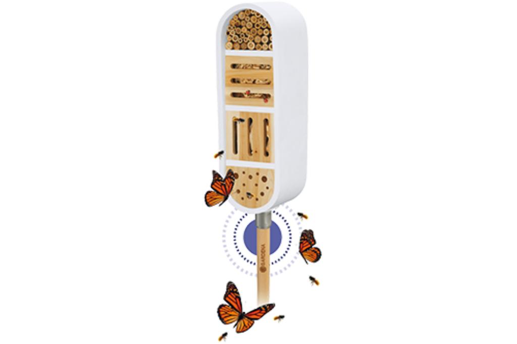 Gardena ClickUp insectenhotel, Kunststof, Minder dan 30 cm, Minder dan 60 cm, Rond