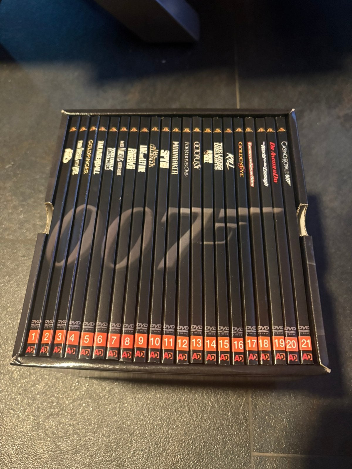 DVD collectie James Bond, Cd's en Dvd's, Gebruikt, Speciale editie, Actie, Ophalen of Verzenden
