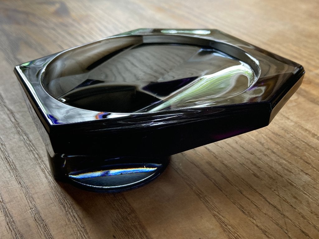Vintage Keune glazen zeepbakje persglas Leerdam glas, Antiek en Kunst, Ophalen of Verzenden