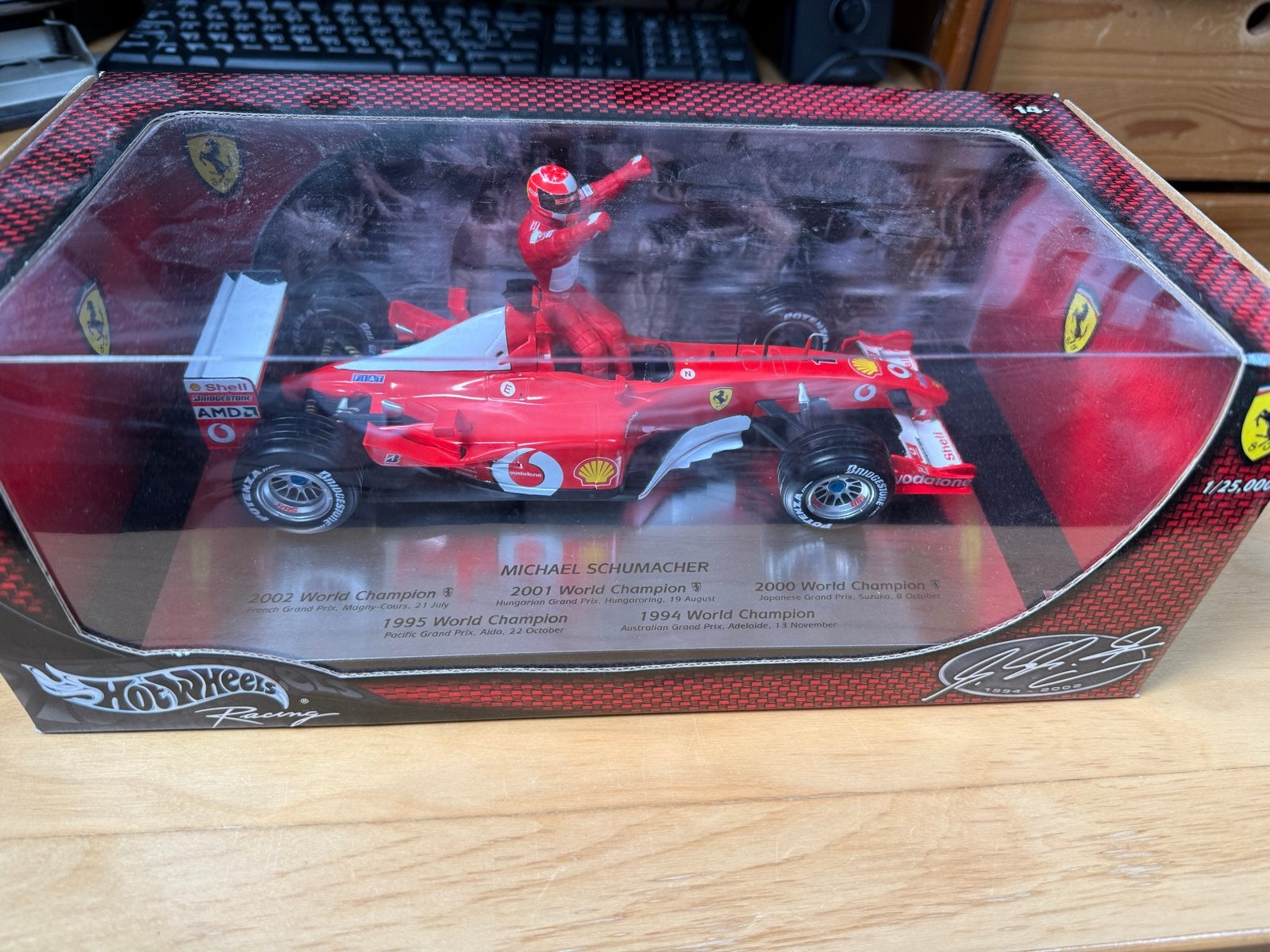 Hot Wheels Ferrari F1 Michael Schumacher 2002, Hobby en Vrije tijd, Ophalen of Verzenden, Nieuw, Auto, Hot Wheels
