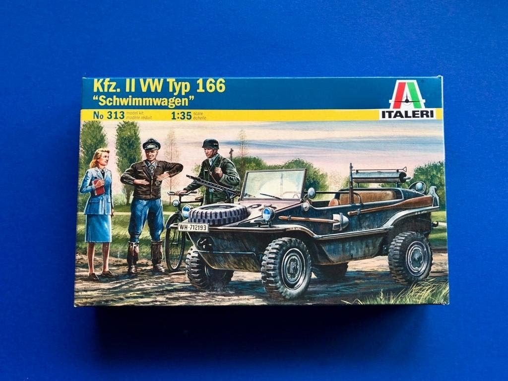 Italeri	313	SCHWIMMWAGEN	1/35, Tank, Italeri, Verzenden, 1:32 tot 1:50