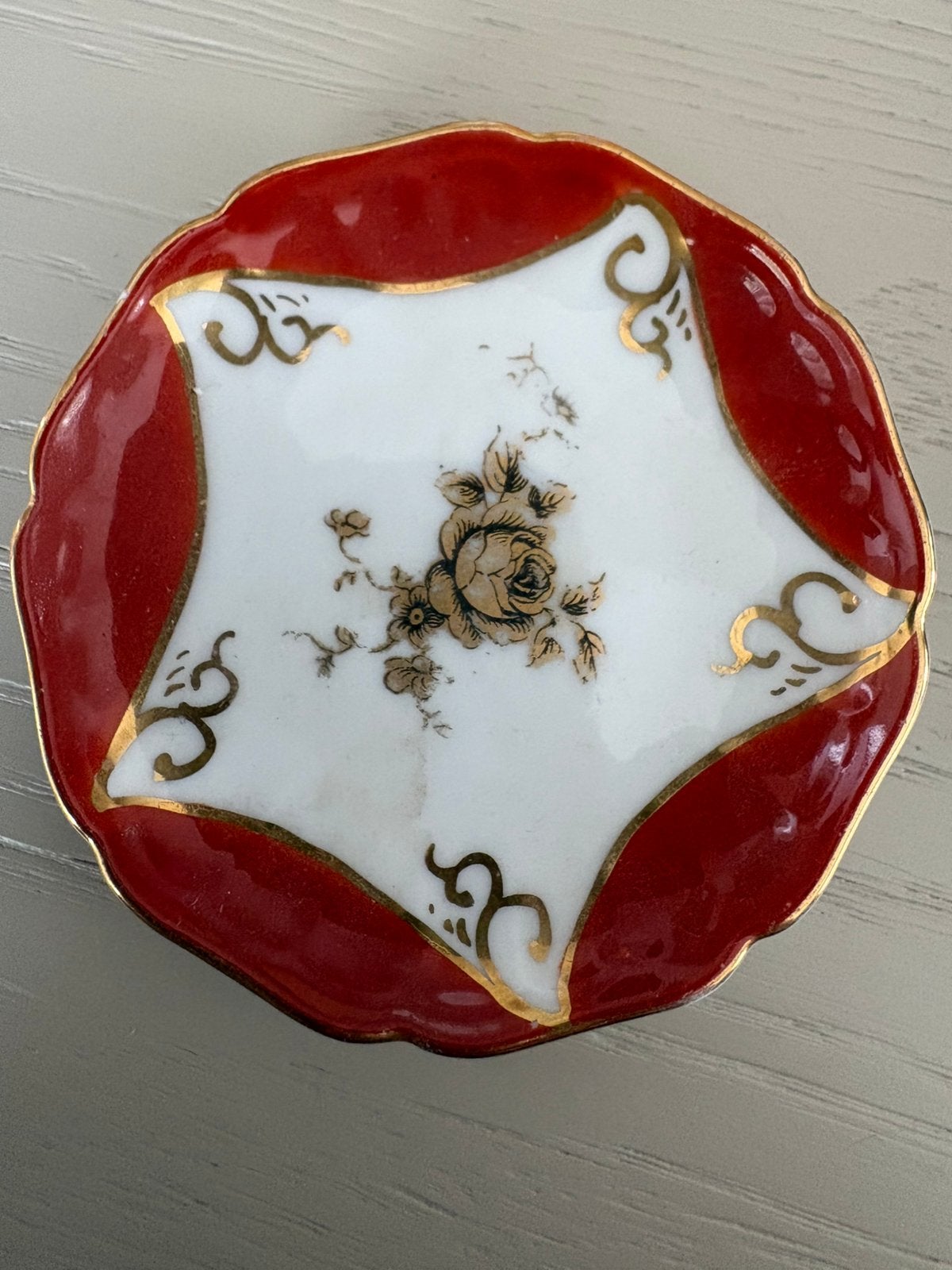 5x Petit Four Schoteltjes A. Jungerhans Rotterdam 8 cm, Ophalen of Verzenden
