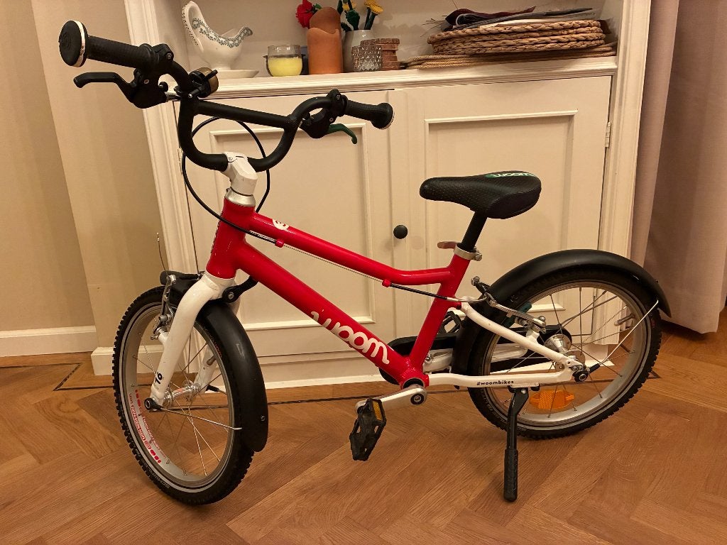 Woom 3 Kinderfiets - 16 inch, Ophalen, Velgrem, Woom, 16 tot 20 inch