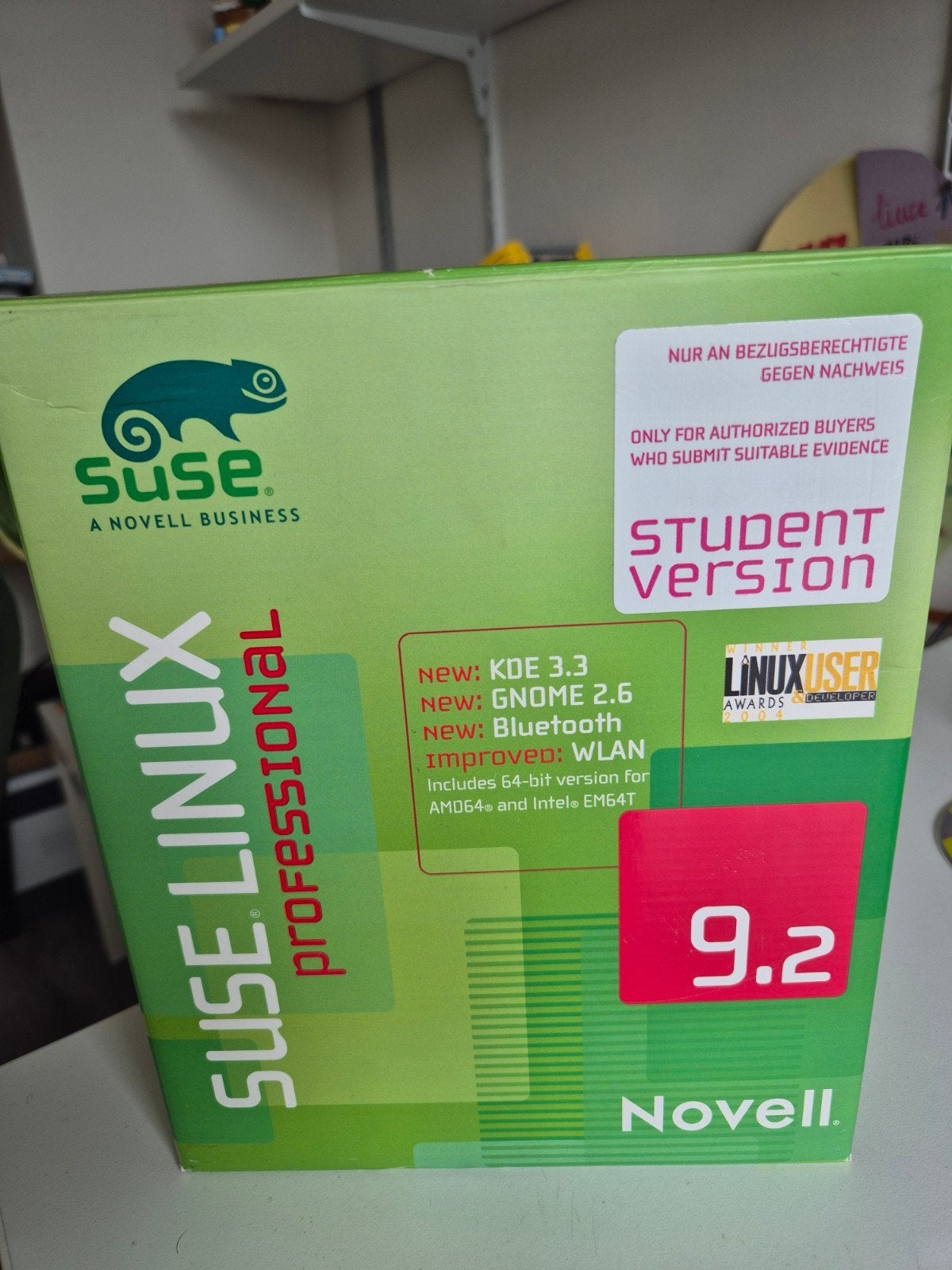 SUSE LINUX Professional 9.2 Student Versie - Novell, Computers en Software, Besturingssoftware, Ophalen of Verzenden
