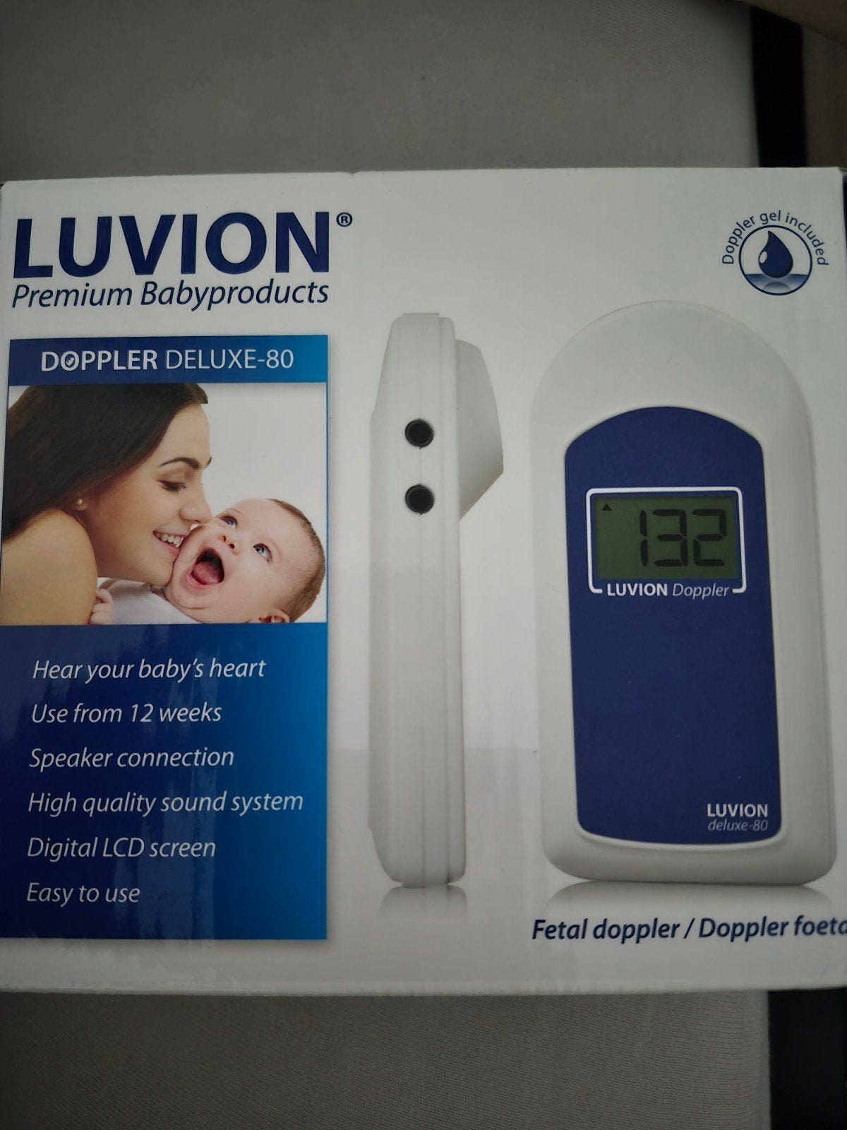 Luvion Doppler Deluxe-80 - Luister naar je baby's hartslag, Kinderen en Baby's, Overige Kinderen en Baby's, Ophalen, Nieuw