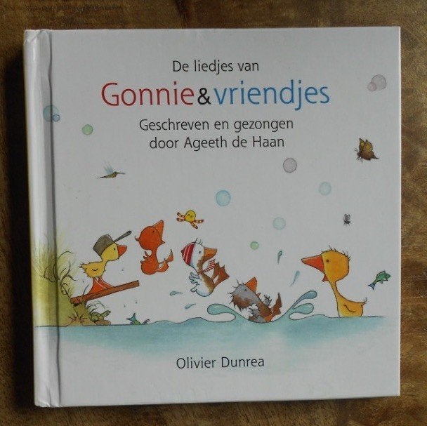 Gonnie & vriendjes = 14 vrolijke liedjes + teksten = incl CD, Boeken, Ophalen of Verzenden, Zo goed als nieuw, Fictie algemeen