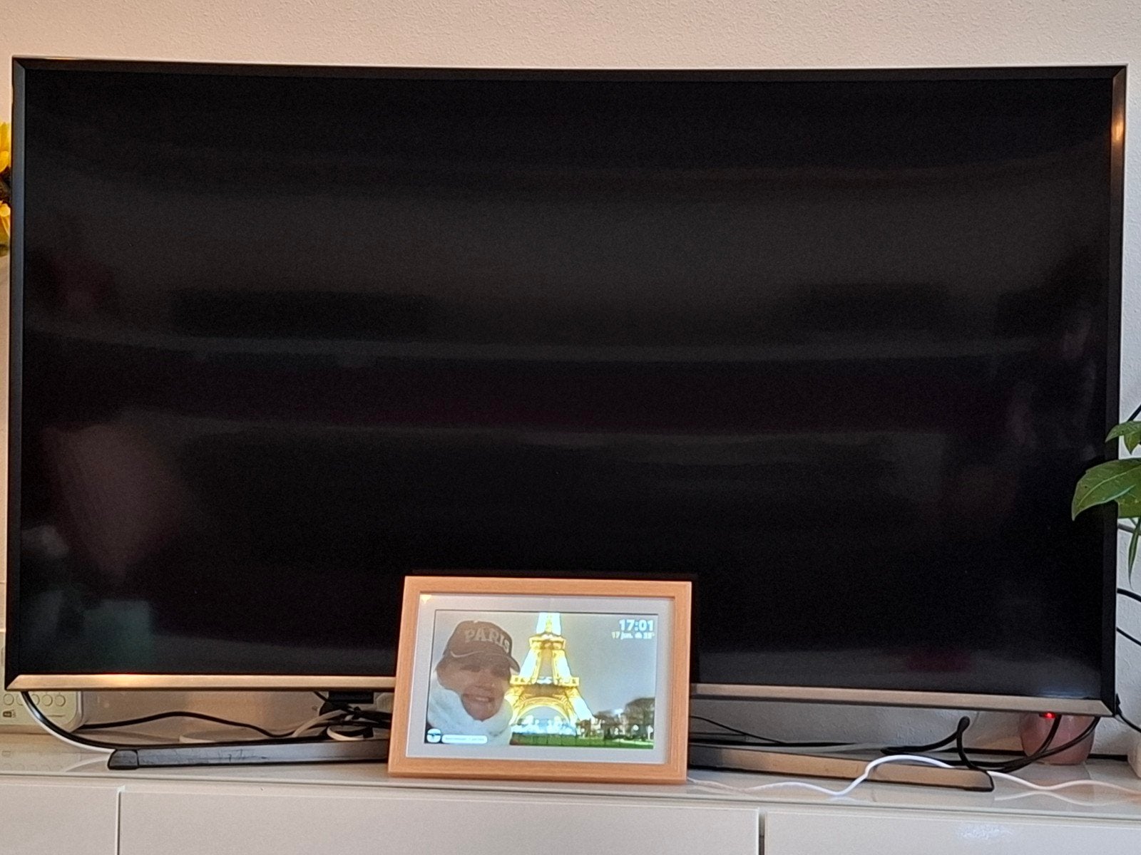 Te koop 2e hands curved full HD smart tv scherm 45 inch, Audio, Tv en Foto, Televisies, Ophalen