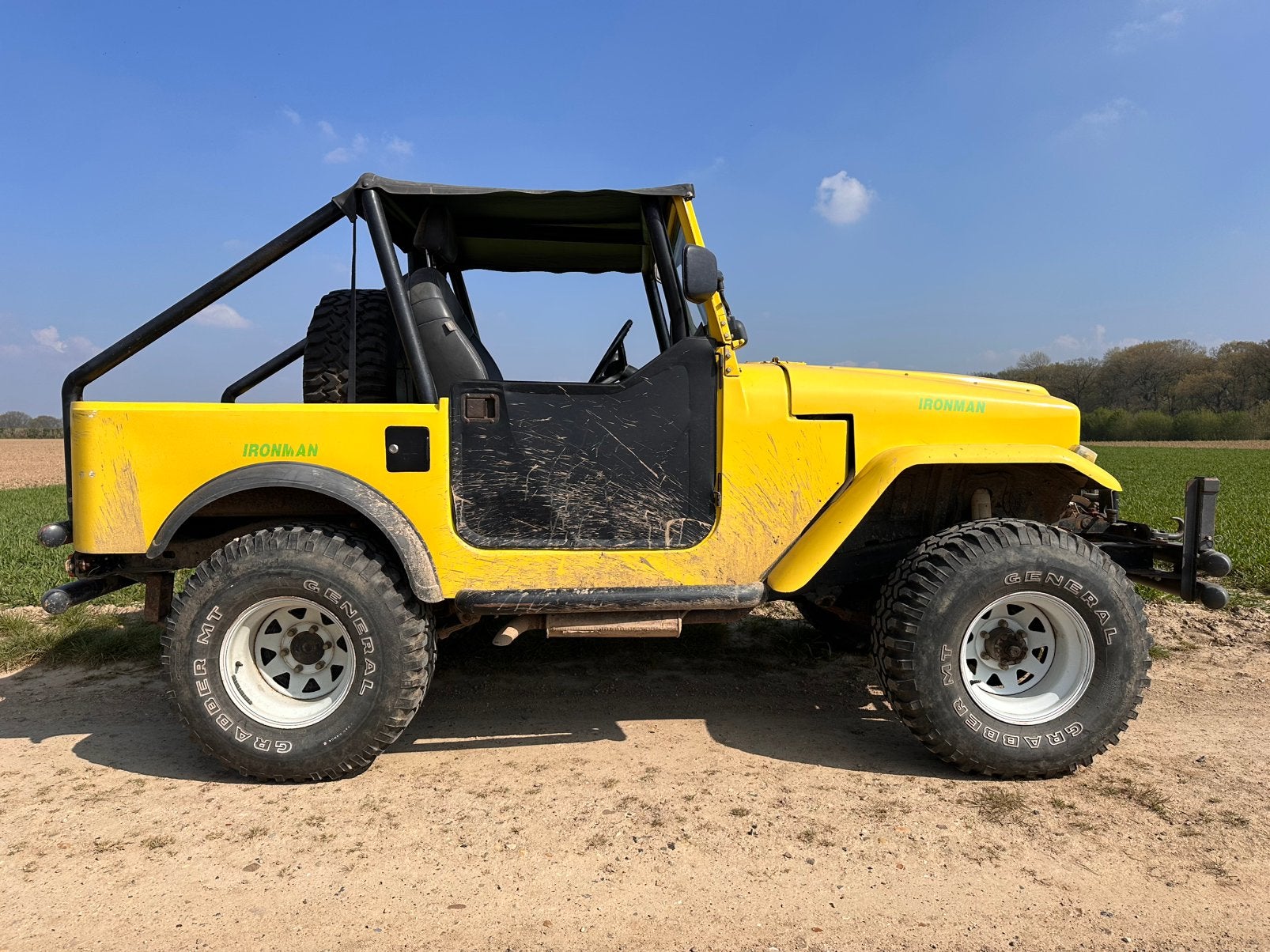 Toyota bj40 1978 belastingvrij PTO lier, 2975 cc, Geel, Diesel, Toyota
